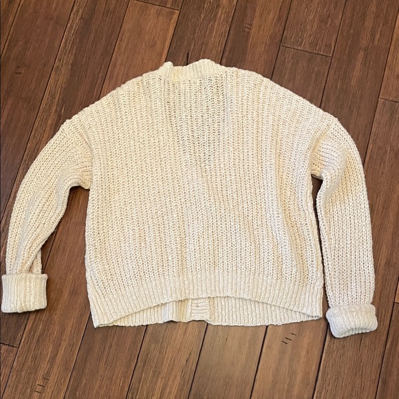 John & Jenn Cozy Cream Cable Knit Sweater - Picture 5 of 6